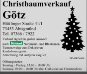 Christbaumverkauf Bild Christbaumverkauf Bild