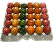 Bioland Eier gekocht und gefärbt